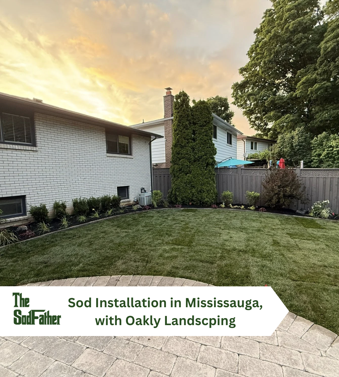 Premiym sod installation in Mississauga